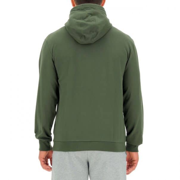 O102046J MAN HOODED SWEATSHIRT JEEP Print - Deep Green/Misty Gre